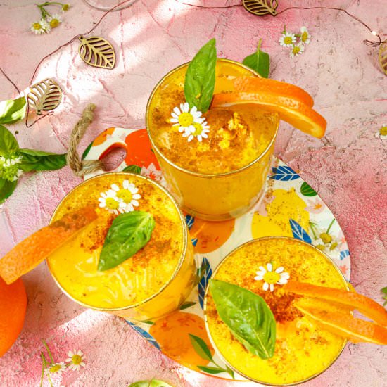 Fall Orange Spritzers - Recipe photo by Fitty Foodlicious
