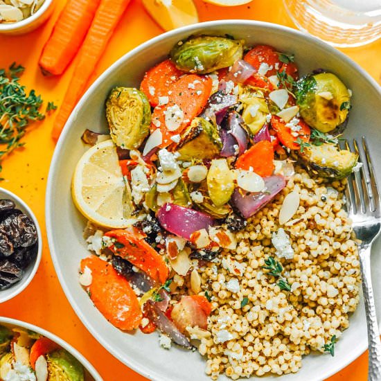 Roasted Vegetable Grain Bowls - Recipe photo by liveeatlearn