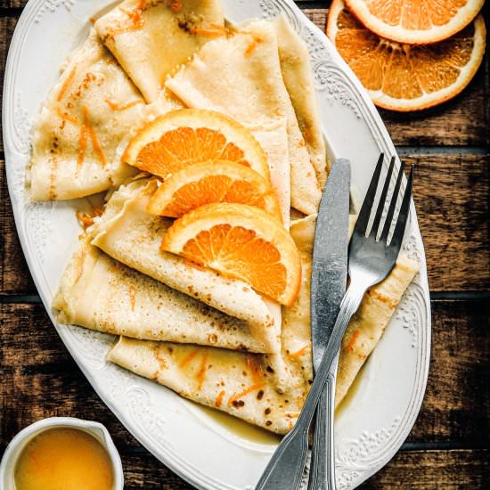 Crepes suzette - Recipe photo by Sweetly Cakes