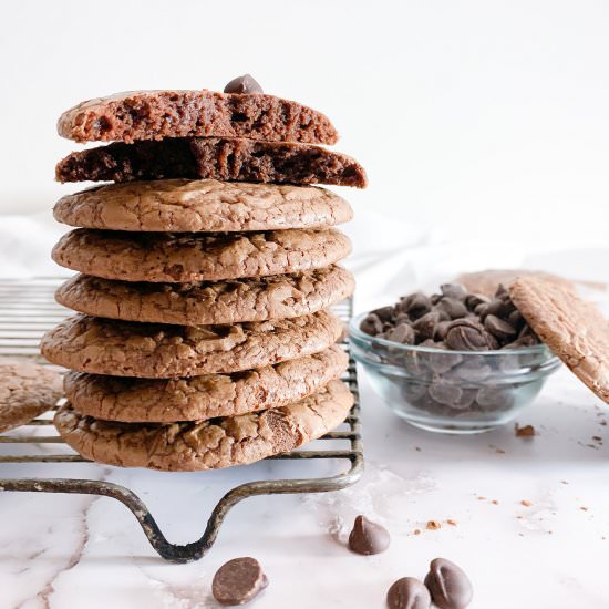 Rye Brownie Cookies - Recipe photo by Elle Jay at Home