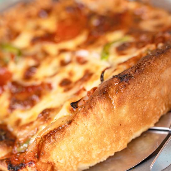 Copy Cat Pizza Hut Pan Pizza - Recipe photo by simplytaralynn