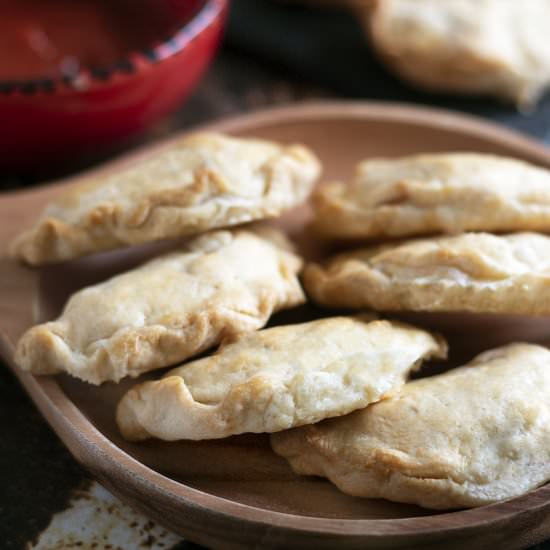 Pizza empanadas - Recipe photo by Mandy Sneaky Veg