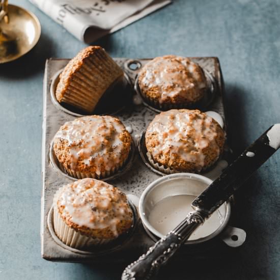 Small Batch Vegan Lemon Muffins - Recipe photo by peanutbutterpluschocolate