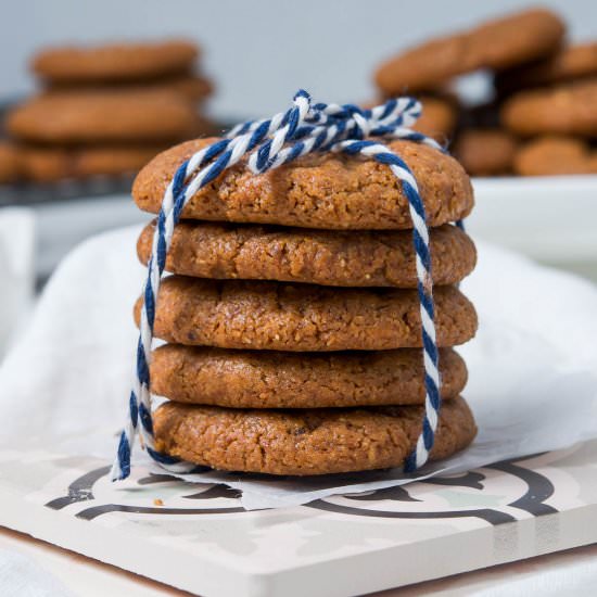 Flourless Almond Butter Cookies - Recipe photo by itsnotcomplicatedrecipes