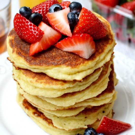 Almond Flour Pancakes - Recipe photo by caramelandcashews