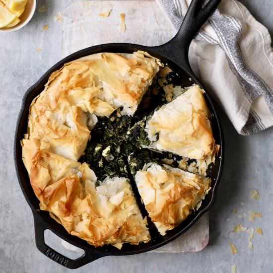 Skillet Spanakopita - Recipe photo by fromachefskitchen