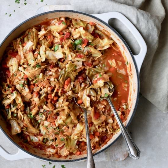 Polish-Style Stewed Cabbage - Recipe photo by fromachefskitchen