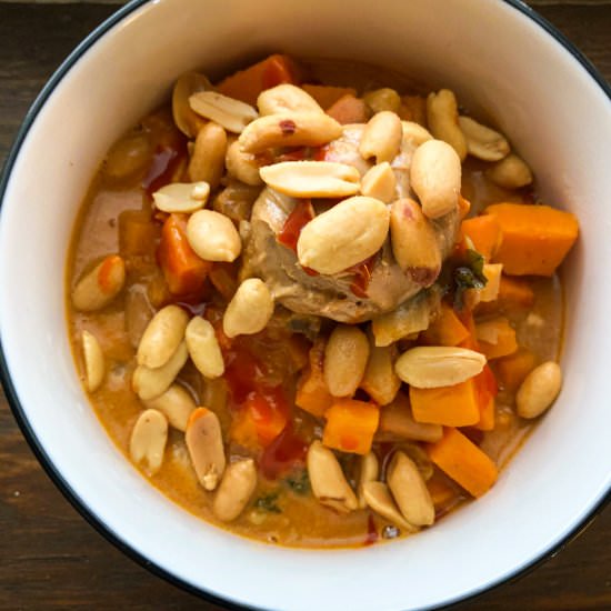 Instant Pot Spicy Peanut Soup - Recipe photo by suziethefoodie