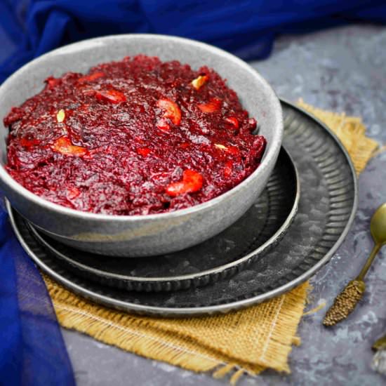 Beetroot Halwa - Recipe photo by spicytamarind
