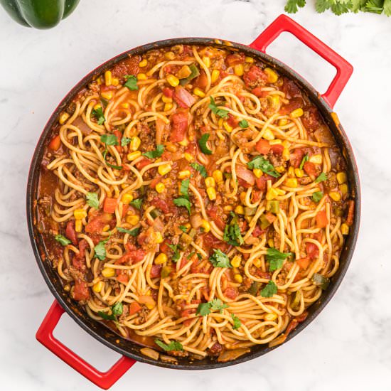 Mexican Spaghetti - Recipe photo by simplystacie