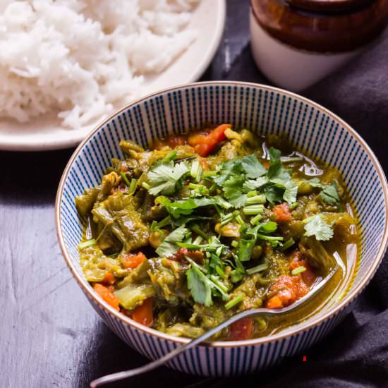 Bhapa Shim Chorchori - Recipe photo by speakingaloud