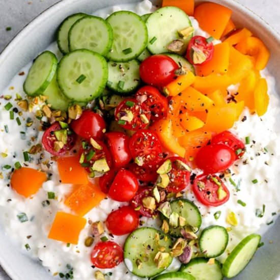 Savory Cottage Cheese Bowl - Recipe photo by Skinnytaste