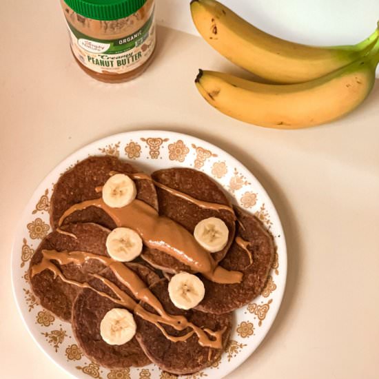 Vegan Banana Bread Protein Pancakes - Recipe photo by Foodbyayaka
