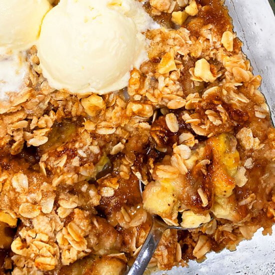 Easy Banana Crumble - Recipe photo by Cakewhiz