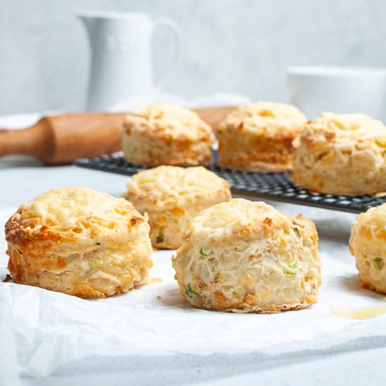 Cheese and Onion Scones - Recipe photo by Mrs Jones Kitchen