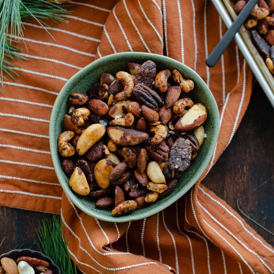 Cajun Roasted Nuts - Recipe photo by thehealthfulideas