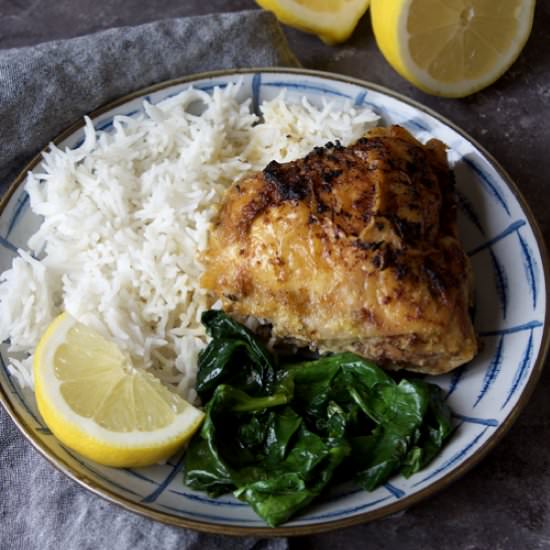 Preserved lemons marinated chicken - Recipe photo by Travel and Food