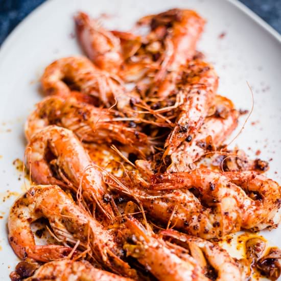 Chilli Garlic Prawns - Recipe photo by tiffinandteaofficial