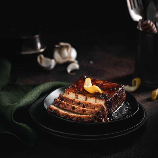 Brown Sugar Balsamic Glazed Tofu - Recipe photo by Liv Vegan Strong
