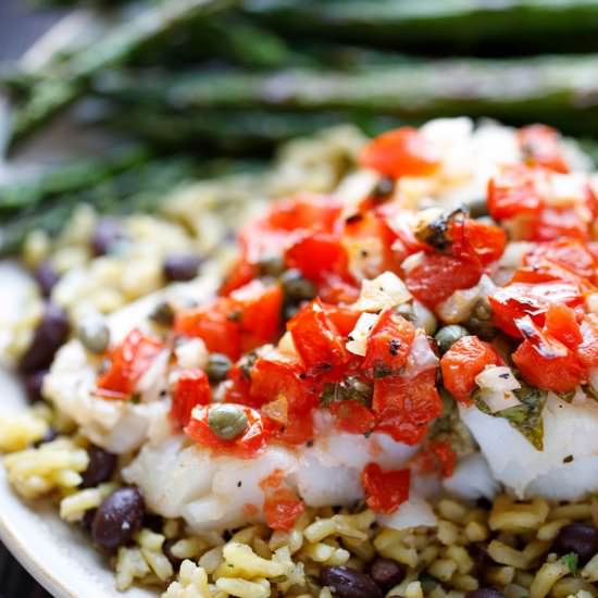 Broiled Fish Matecumbe - Recipe photo by Two Healthy Kitchens