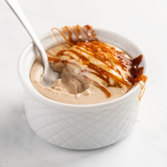 vegan caramel pudding - Recipe photo by damnspicy
