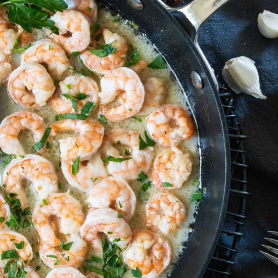 Lemon Garlic Butter Shrimp - Recipe photo by foodiegirlchicago