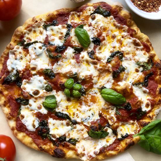 neopolitan pizza margherita - Recipe photo by ahintofrosemary