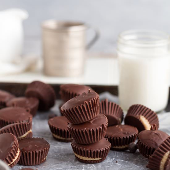 Chocolate Cookie Dough Cups - Recipe photo by islandbakes