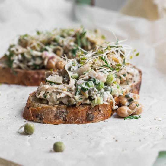 Vegan "Chicken" Salad - Recipe photo by My Goodness Kitchen