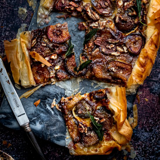 Fig and Camembert Tart - Recipe photo by heinstirred