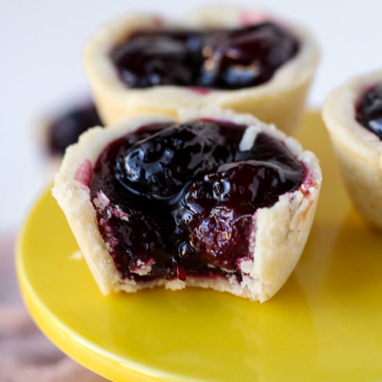 Mini Cherry Pies - Recipe photo by Bakes and Blunders