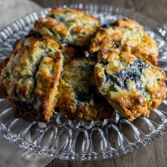 Gluten Free Scones Lemon Blueberry - Recipe photo by thatzestlife