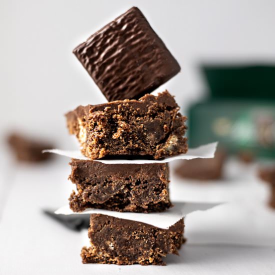 After Eight Brownies - Recipe photo by The Littlest Crumb