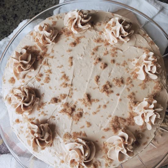 Maple Brown Sugar & Almond Cake - Recipe photo by purposeintheprocess