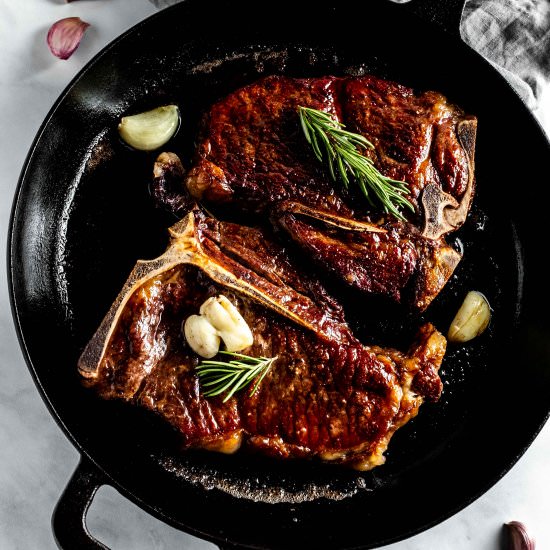 reverse sear steak - Recipe photo by whisked away kitchen