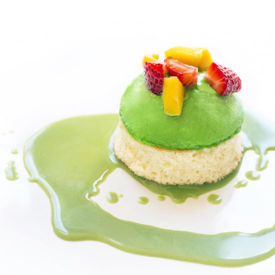 Coconut Sponge & Pandan Ice Cream - Recipe photo by primalwellnesscoach