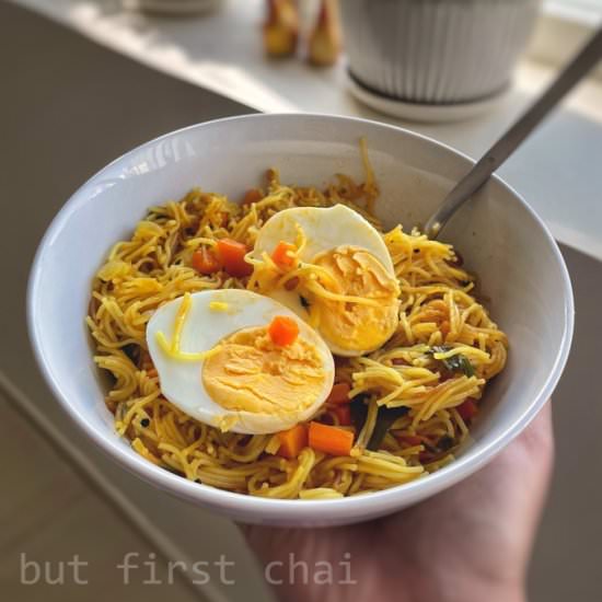 Semiya Upma | Vermicelli Upma - Recipe photo by butfirstchai