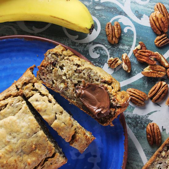 Vegan banana bread - Recipe photo by hornoMX