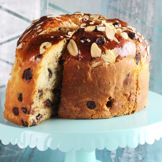 Chocolate chips panettone - Recipe photo by hornoMX