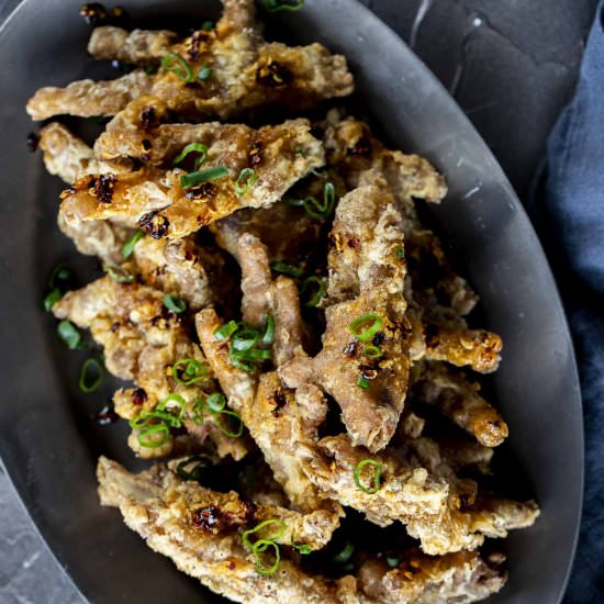 Crispy Fried Chicken Feet - Recipe photo by Went Here 8 This