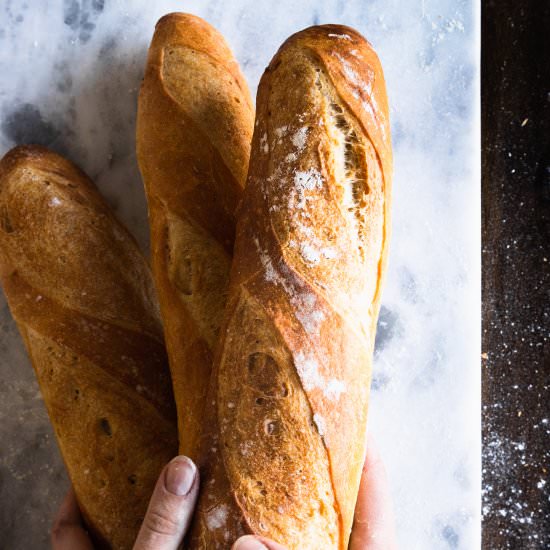 French Baguette Recipe - Recipe photo by GoodThingsBakingCo