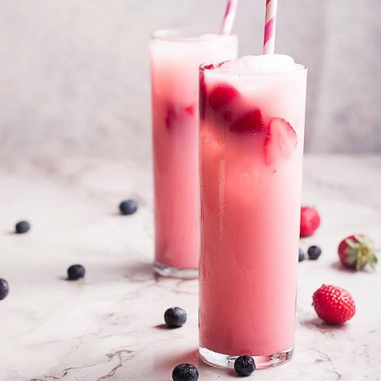 Just Like Starbucks Homemade Pink Drink - Recipe photo by xoxoBella