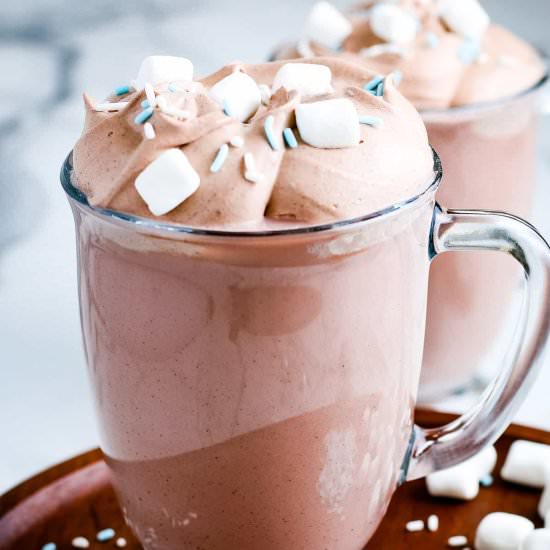 Whipped Hot Chocolate - Recipe photo by julieseatsandtreats