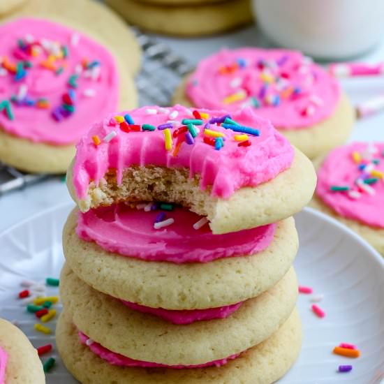 Copycat Lofthouse Sugar Cookies - Recipe photo by EasyBudgetRecipes