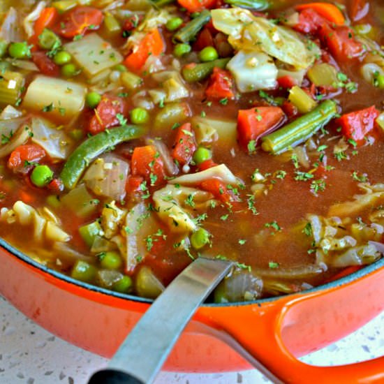 Easy Vegetable Soup - Recipe photo by Small Town Woman