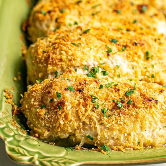 Cheesy chicken breasts - Recipe photo by Family Food on the Table