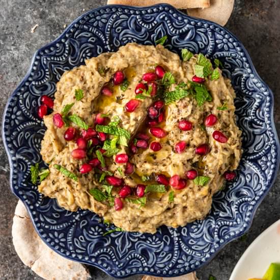 Charred Eggplant Dip – Mutabal - Recipe photo by Silk Road Recipes