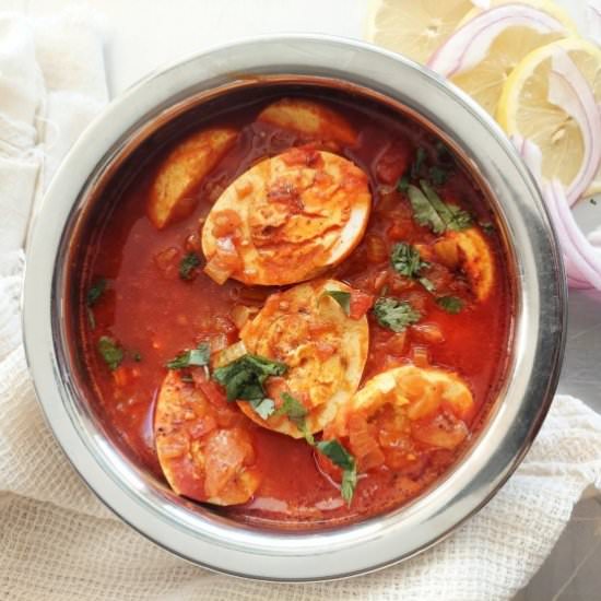 Easy Masala Egg Curry - Recipe photo by Warrior In The Kitchen