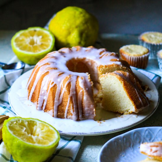 Gluten Free Lemon Sponge Bundt Cake - Recipe photo by OffTheWheatenPath
