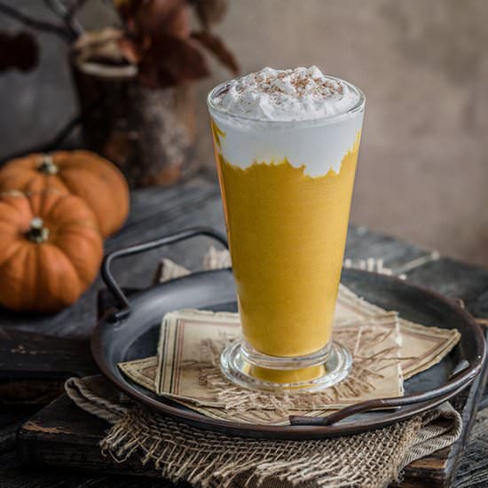 Creamy Kabocha Squash Pudding - Recipe photo by RainbowInMyKitchen